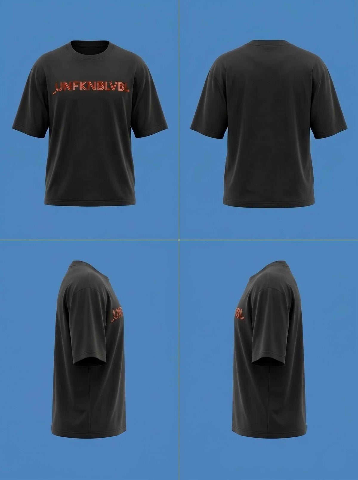 UNFKNBLVBL - Black Oversized (240gsm)