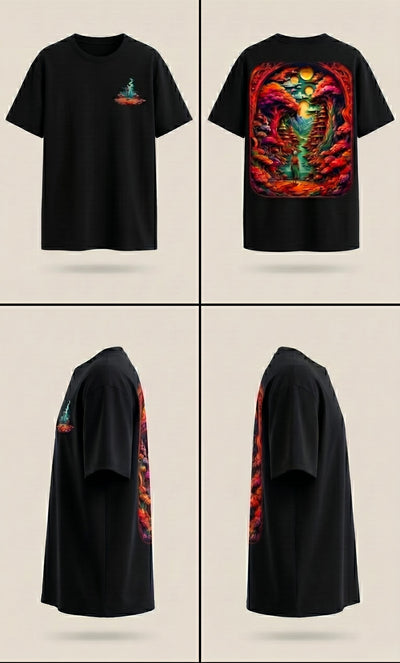 Fantasy Black Oversized 240gsm