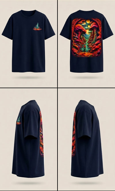 Fantasy Navy Blue Oversized 240gsm