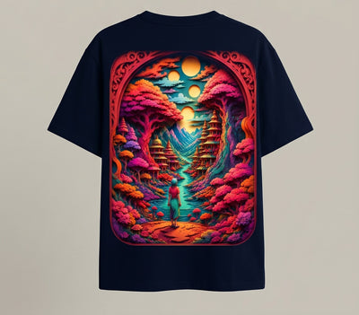 Fantasy Navy Blue Oversized 240gsm
