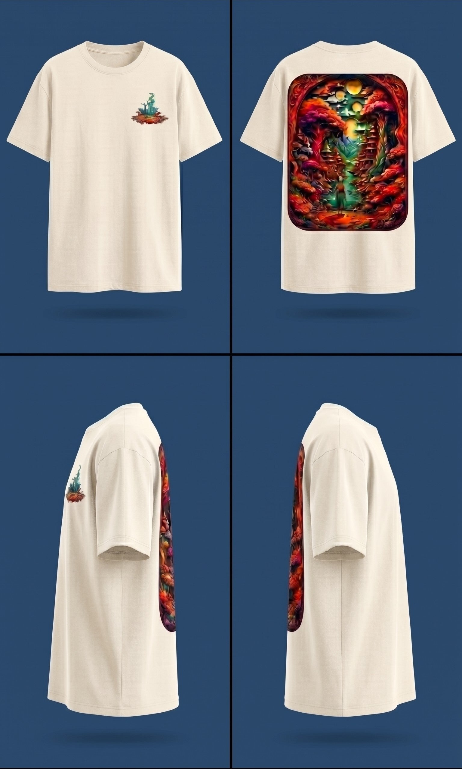 Fantasy Off White Oversized 240gsm