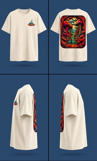 Fantasy Off White Oversized 240gsm