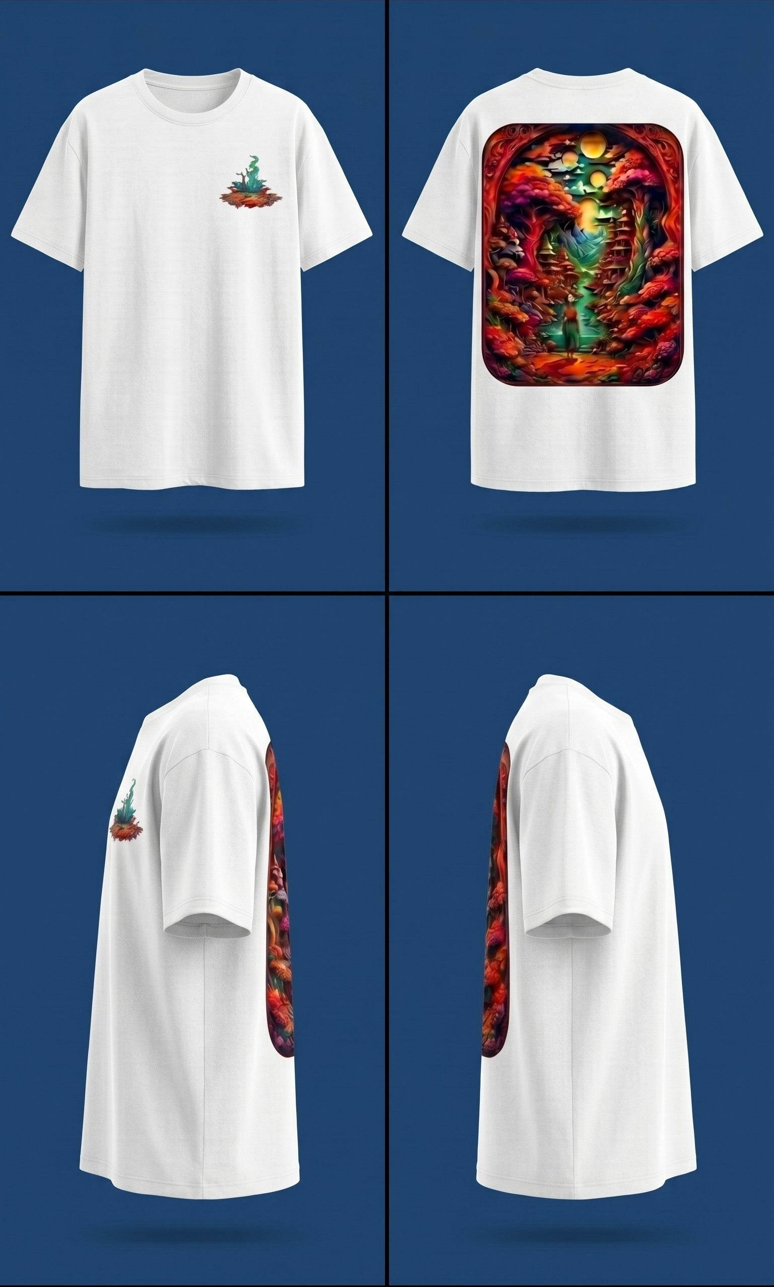 Fantasy White Oversized 240gsm
