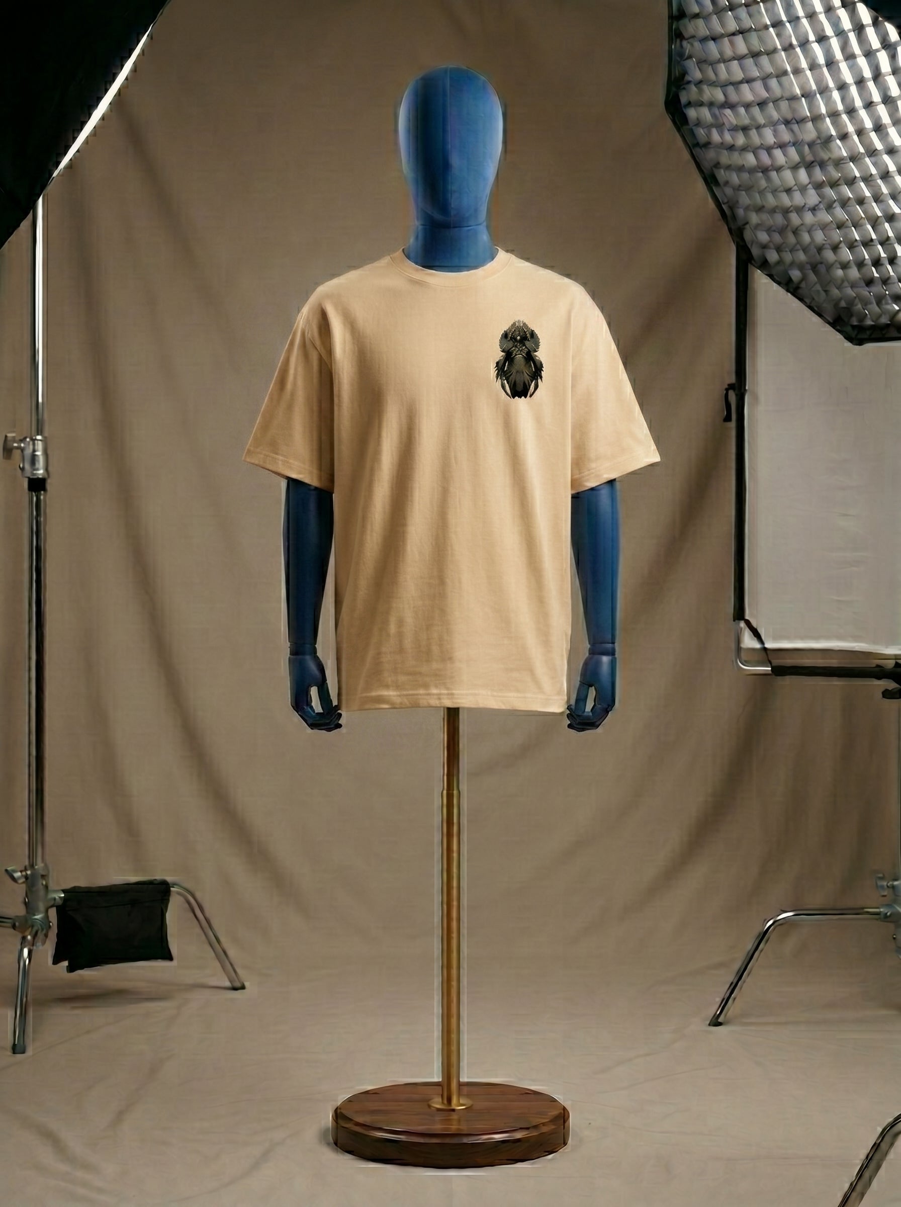 KingVB Beige Oversized 240gsm