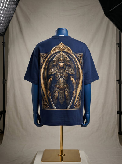 KingVB Navy Blue Oversized 240gsm