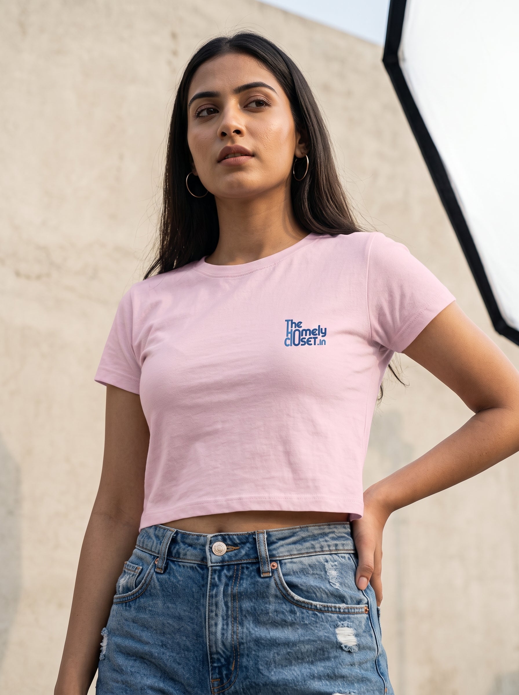 Light Baby Pink Crop Top