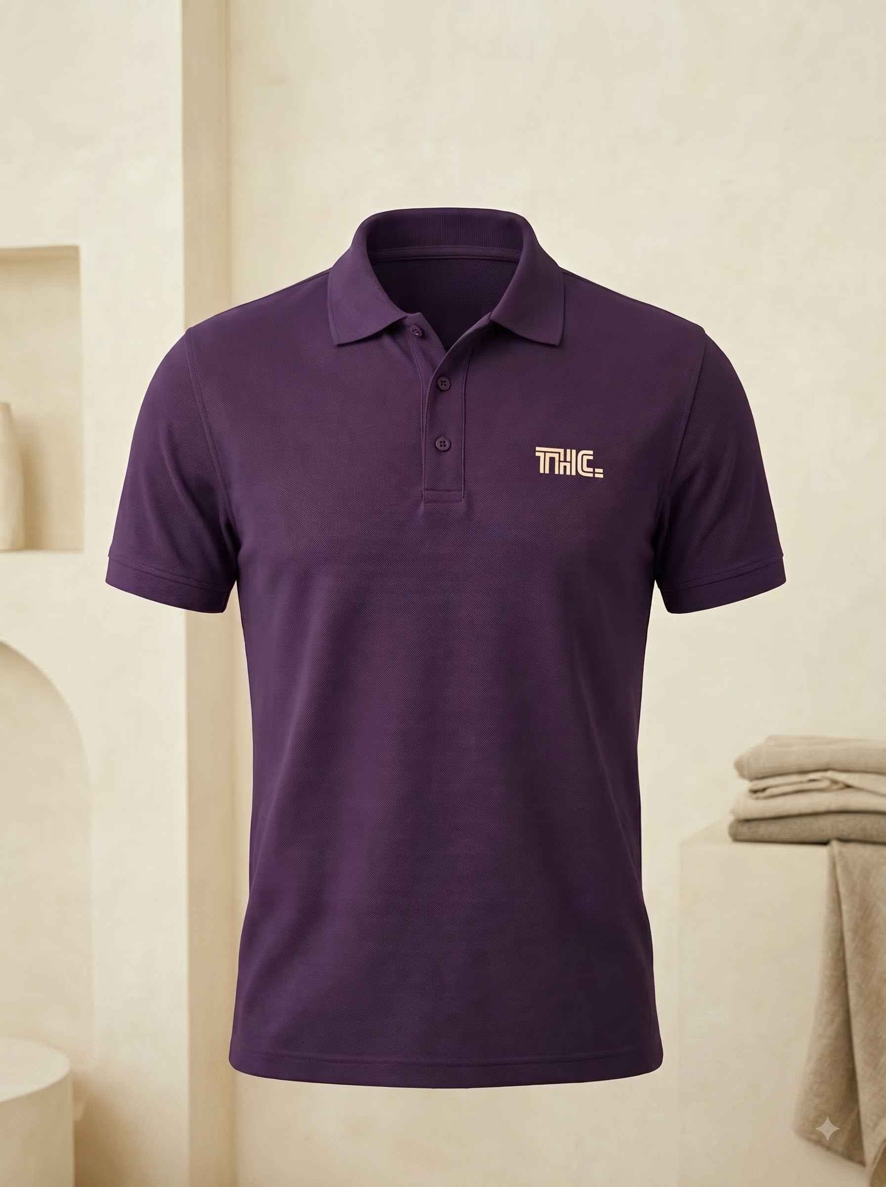 Men's Polo - Purple Regular Fit (220gsm)