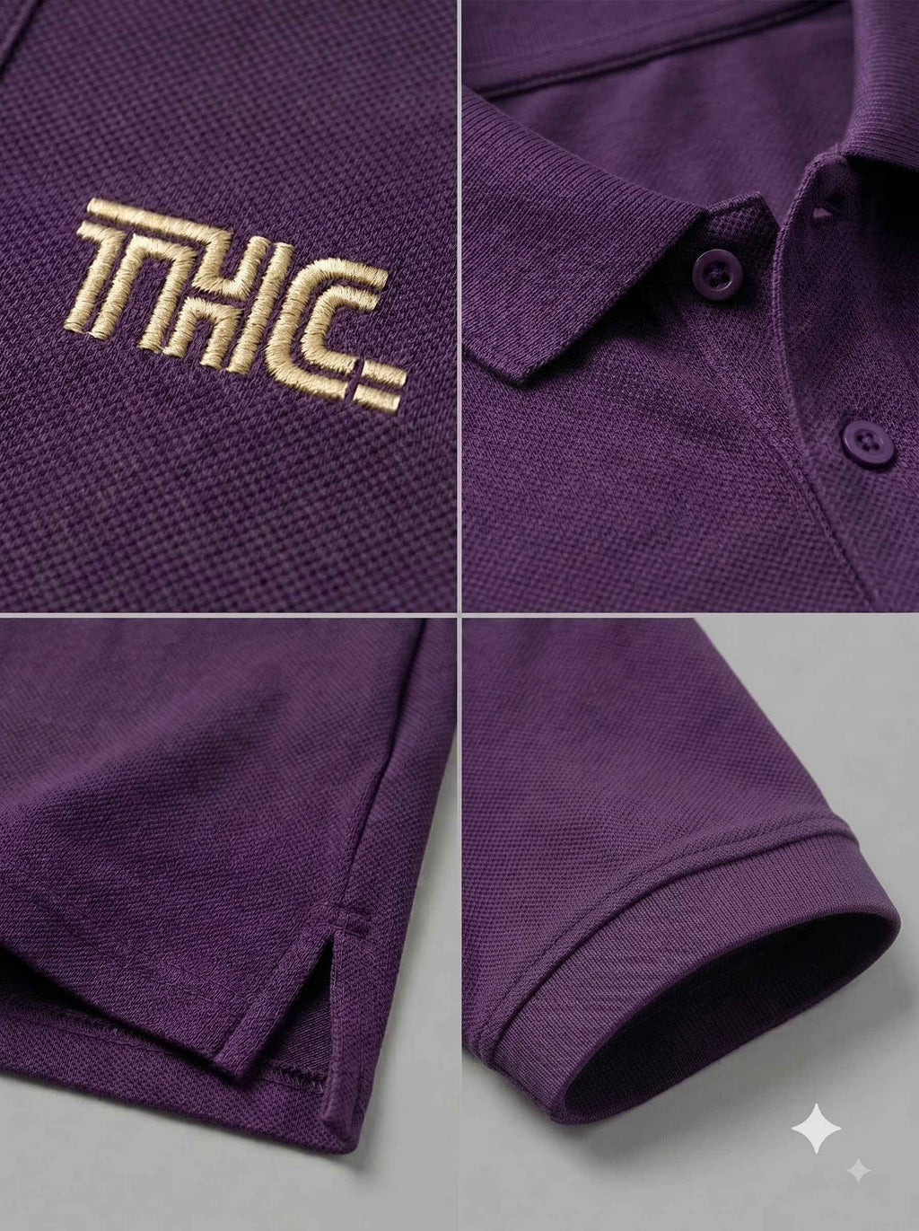Men's Polo - Purple Regular Fit (220gsm)