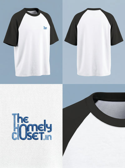 Oversized Raglan - Black & White