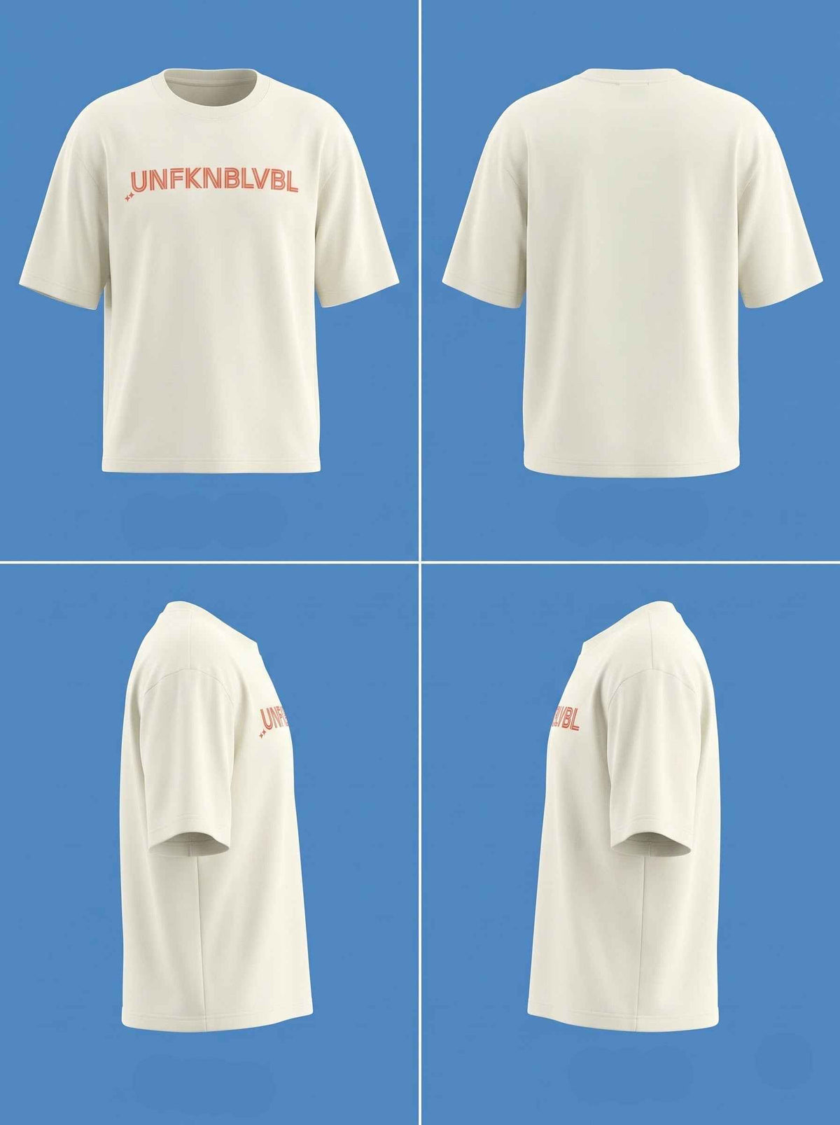 UNFKNBLVBL - Off White Oversized (240gsm)