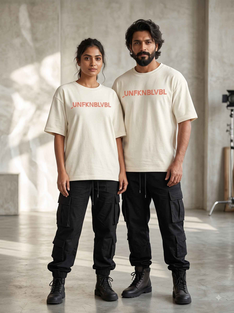 UNFKNBLVBL - Off White Oversized (240gsm)