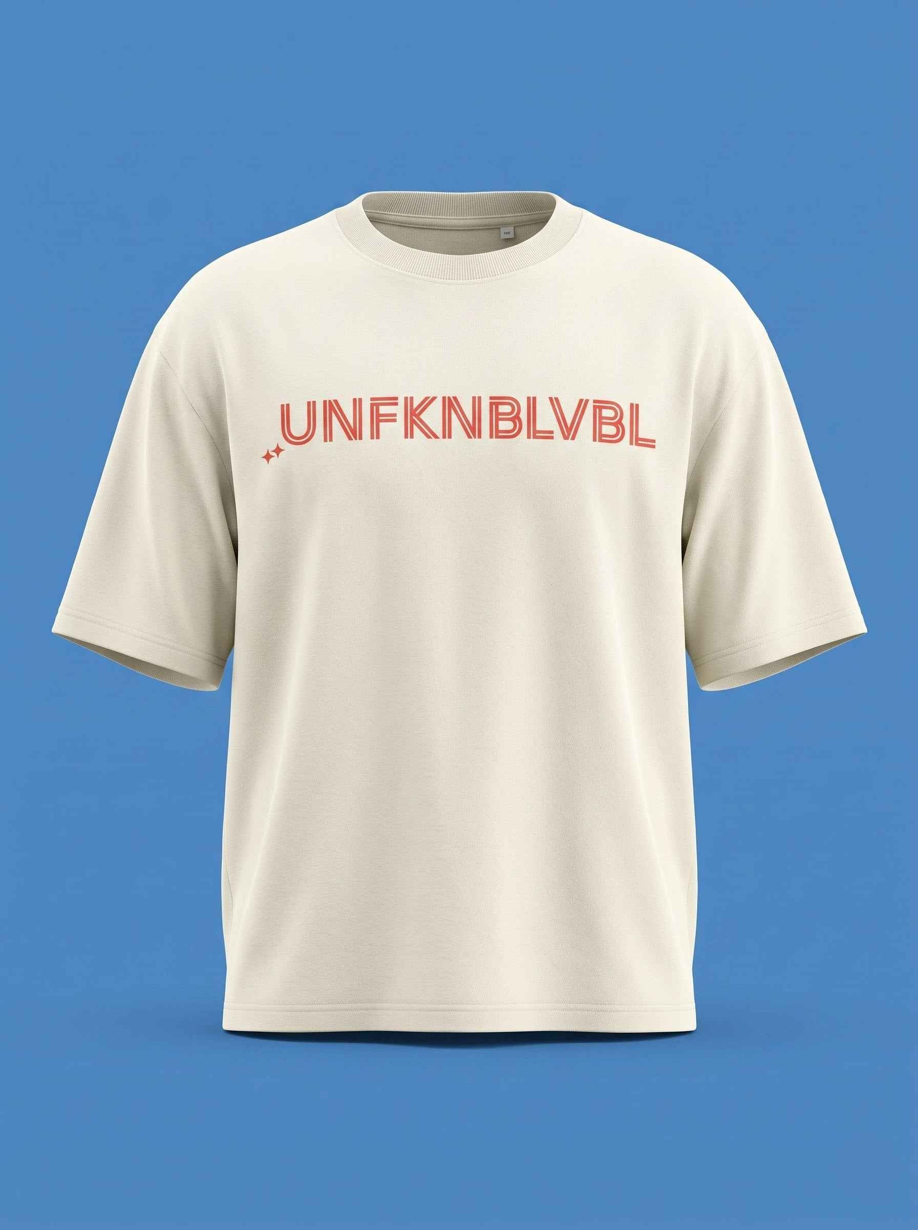 UNFKNBLVBL - Off White Oversized (240gsm)