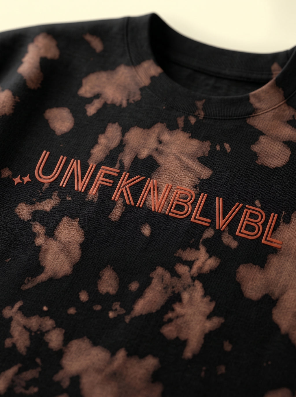UNFKNBLVBL - Brown Black Tie-Dye (260gsm)