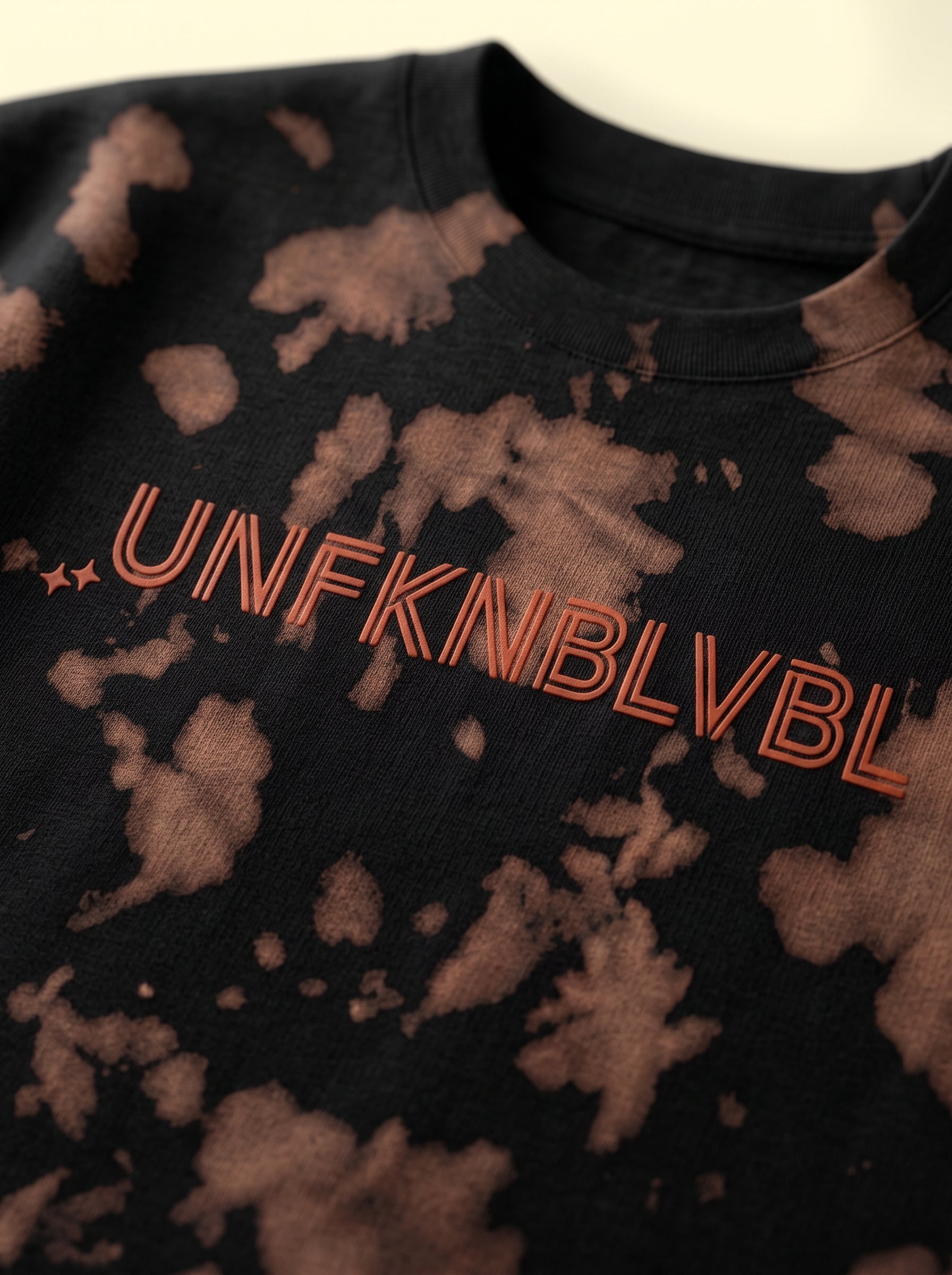 UNFKNBLVBL - Brown Black Tie-Dye (260gsm)