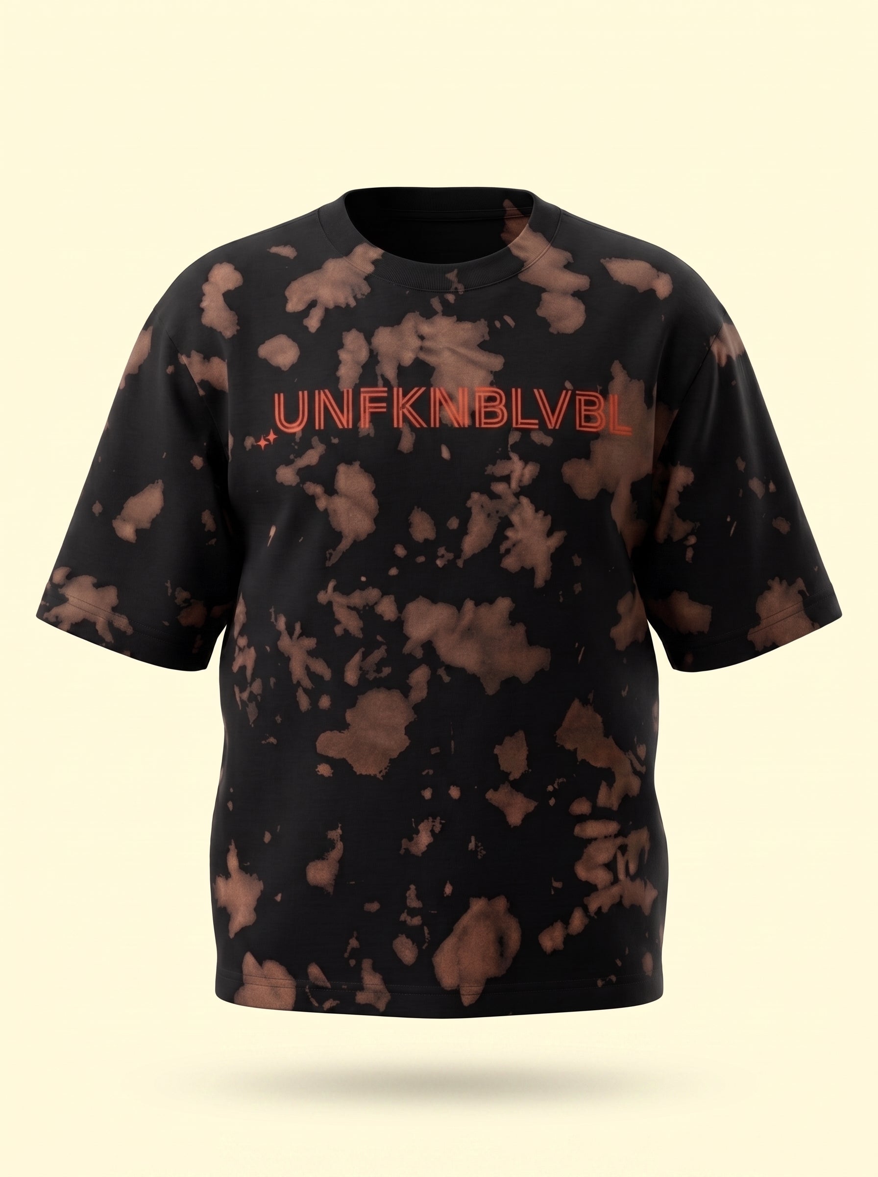 UNFKNBLVBL - Brown Black Tie-Dye (260gsm)