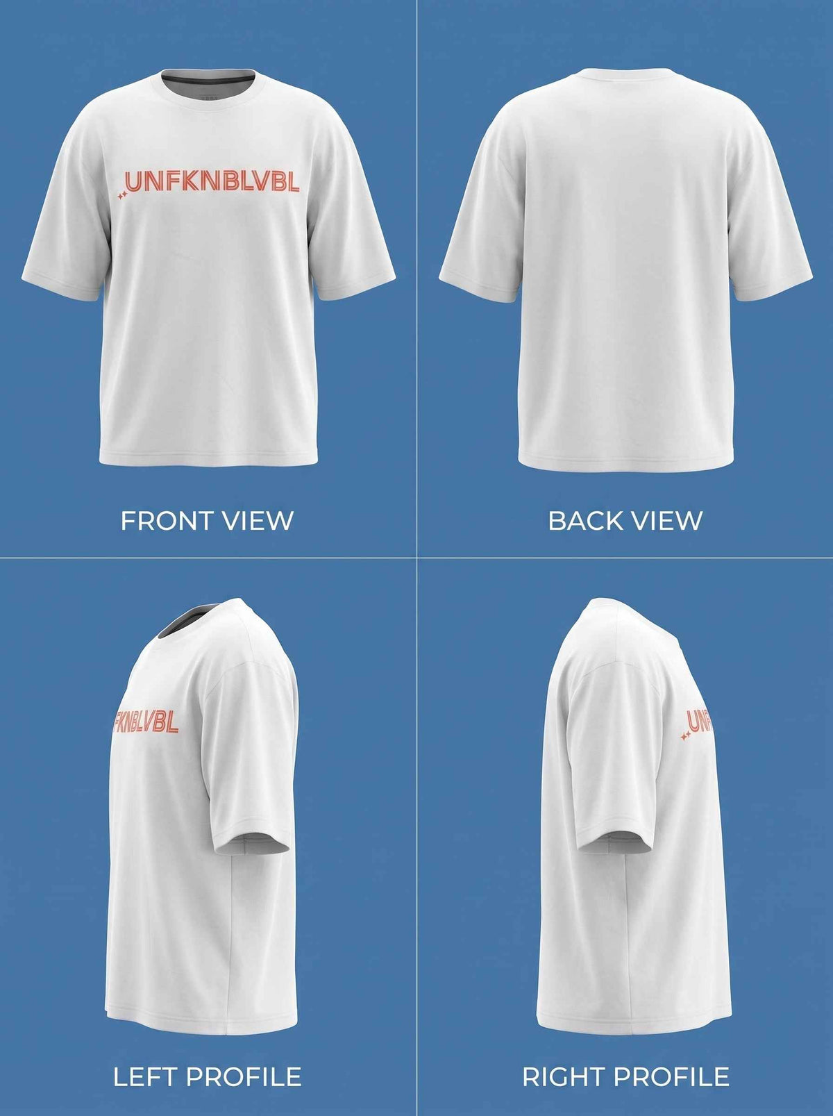UNFKNBLVBL - White Oversized (240gsm)